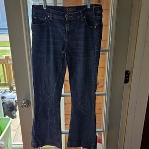 Rock & Roll Denim Women's Dark Indigo Flare Jeans